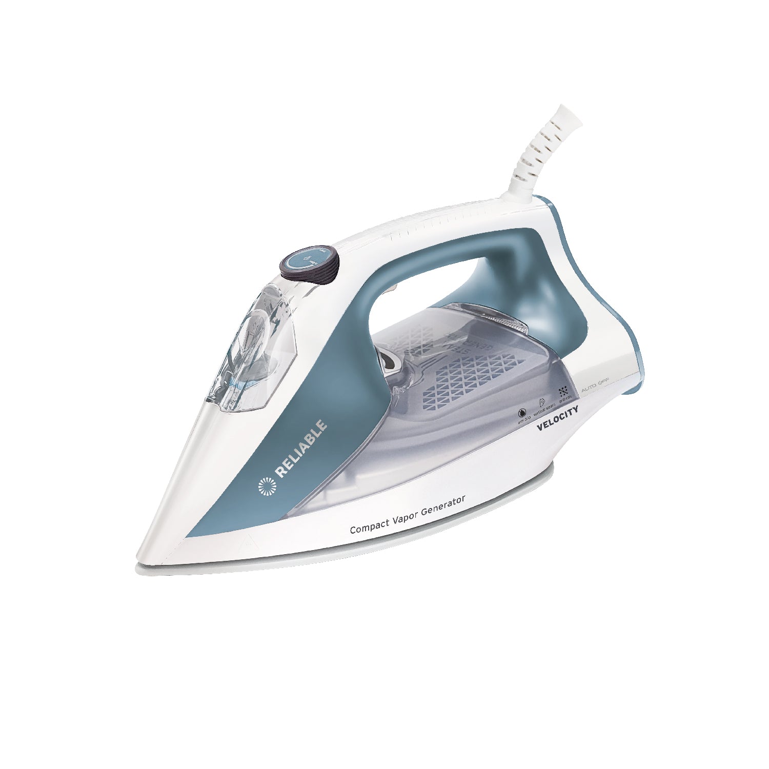 A no-leak steam 180IR iron with temperature controls