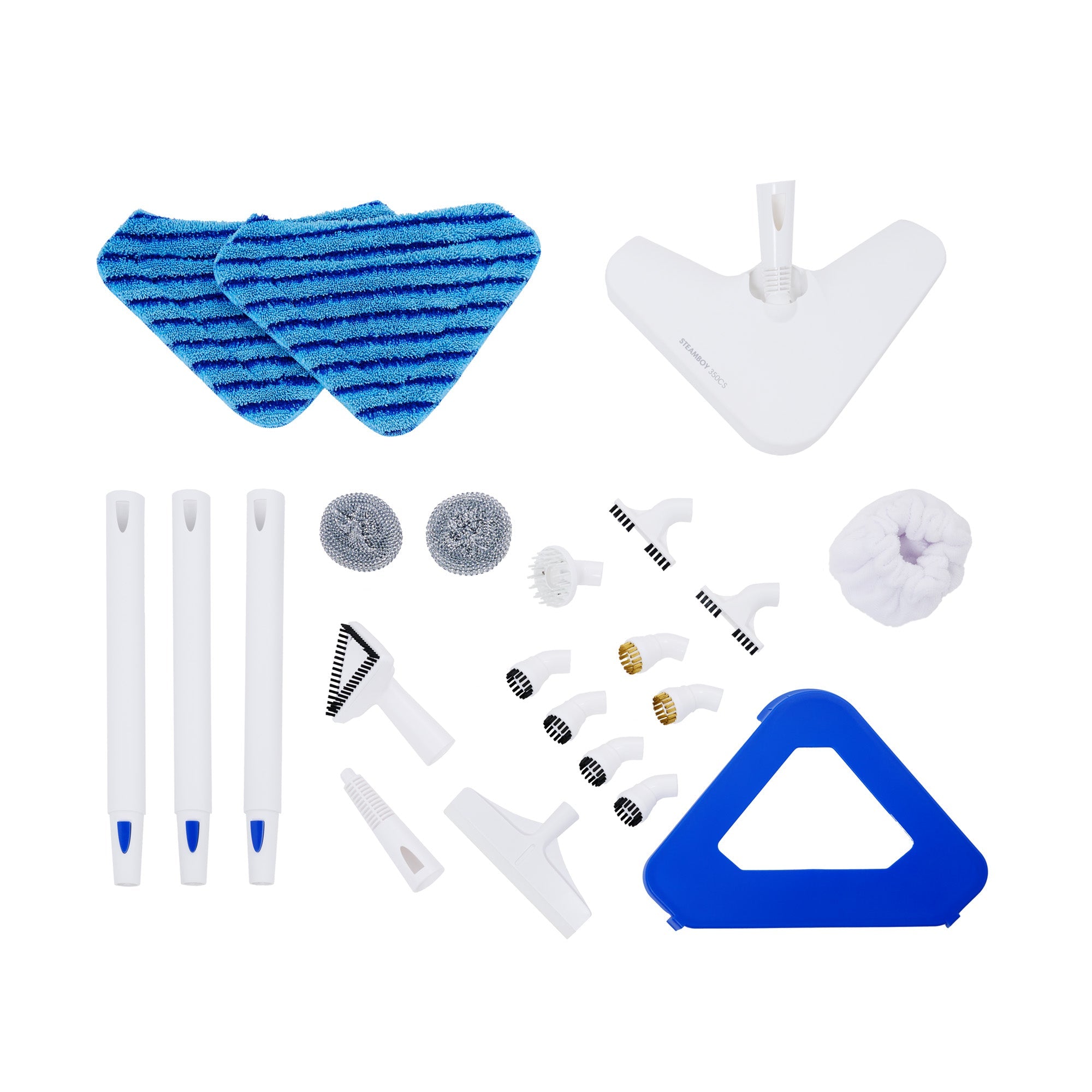 22-piece accessory kit for a complete floor-to-ceiling deep clean