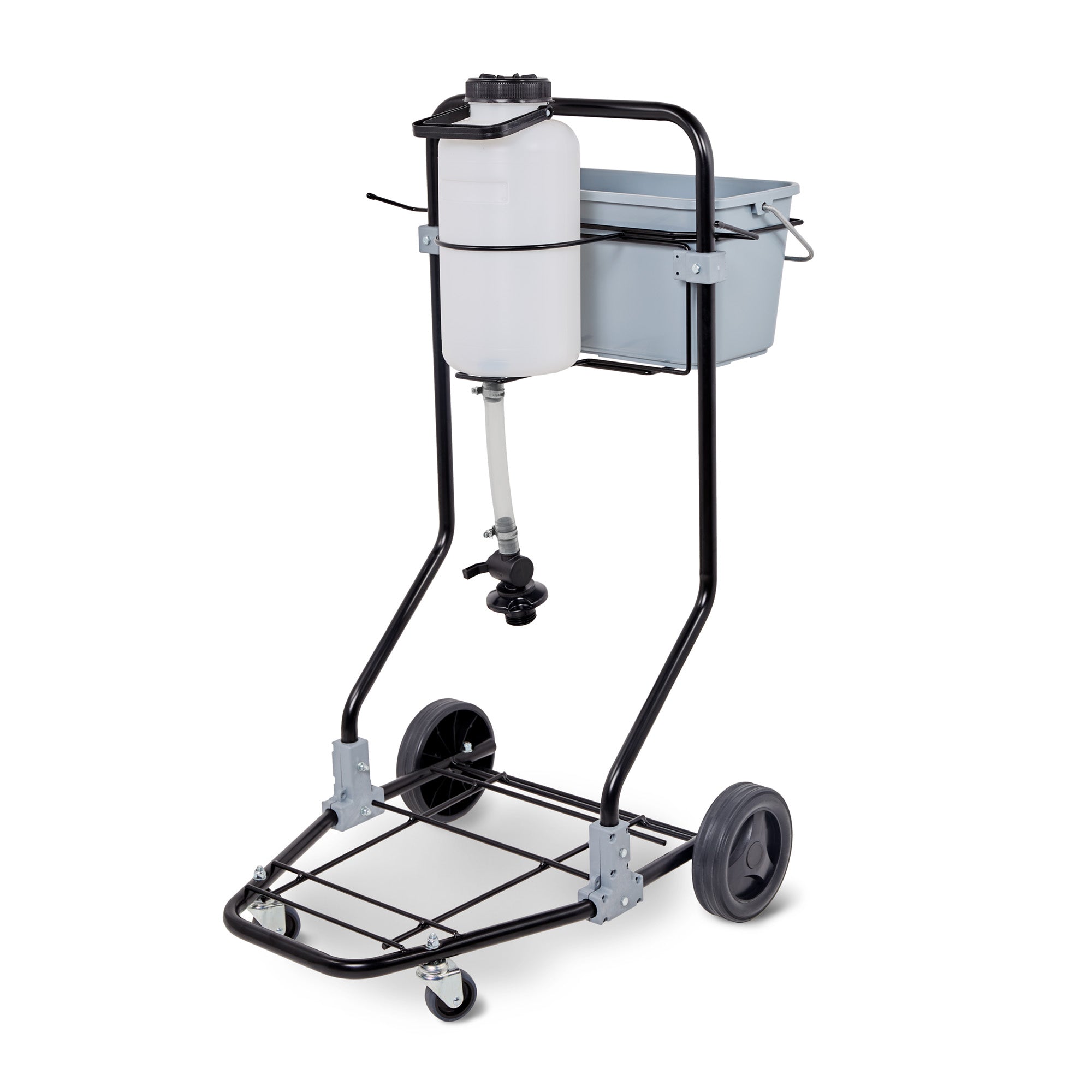Brio Pro 1100CT Trolley with a container and hose on a white background