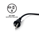 20 Amps of Power for Professional Vacuum & Up-air Pressing Table 