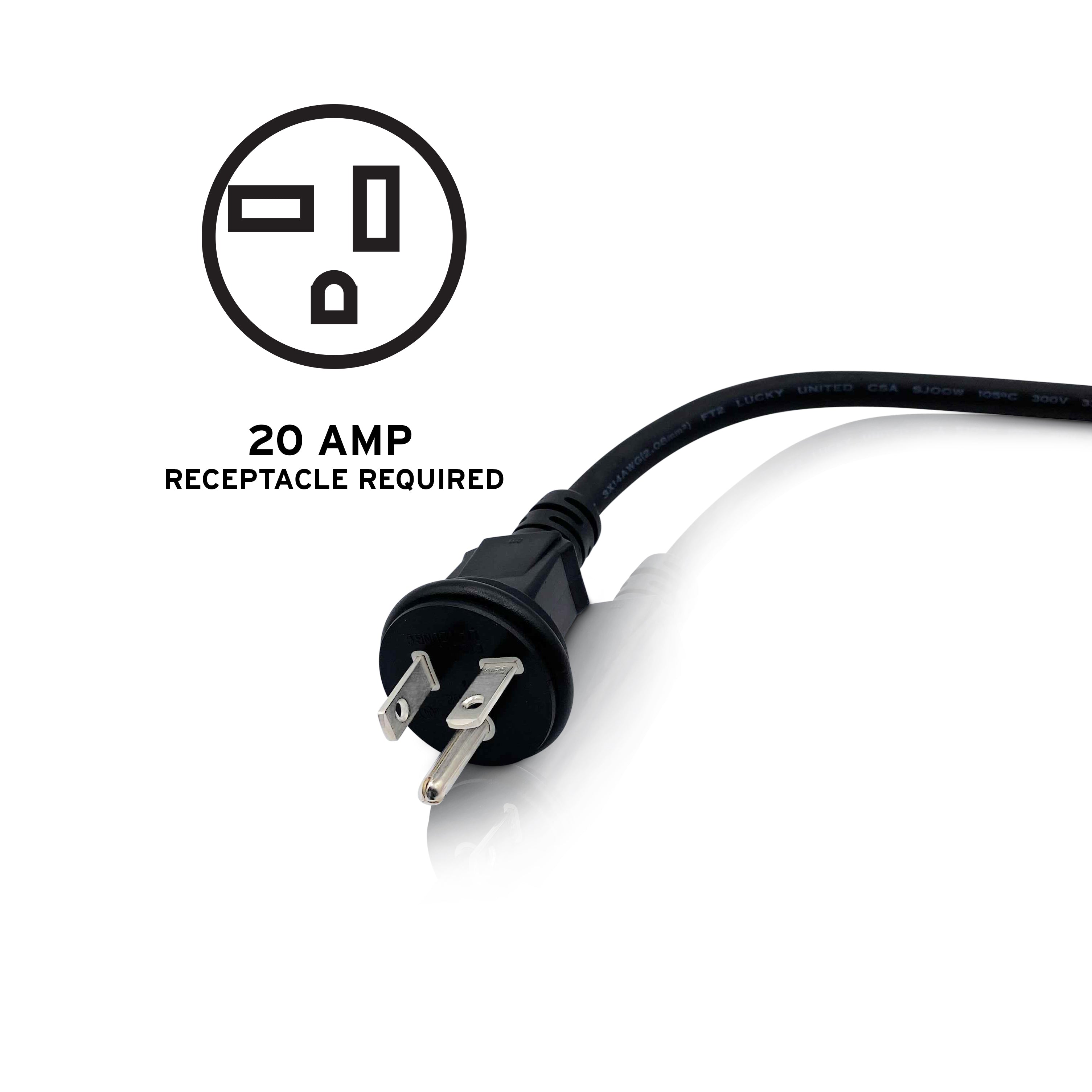 20 Amps of Power for Professional Vacuum & Up-air Pressing Table 