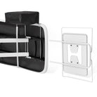 Removable iron rest on ironing board for household irons 