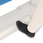 The 6000VB Vacuum Pressing Table is equipped with foot pedals on both side 