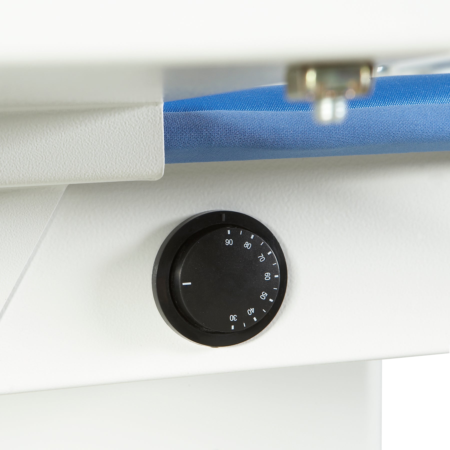 Adjustable Thermostat keeps the inside of the 600VB Professional Rectangular Vacuum Pressing Table Dry and Rust Free