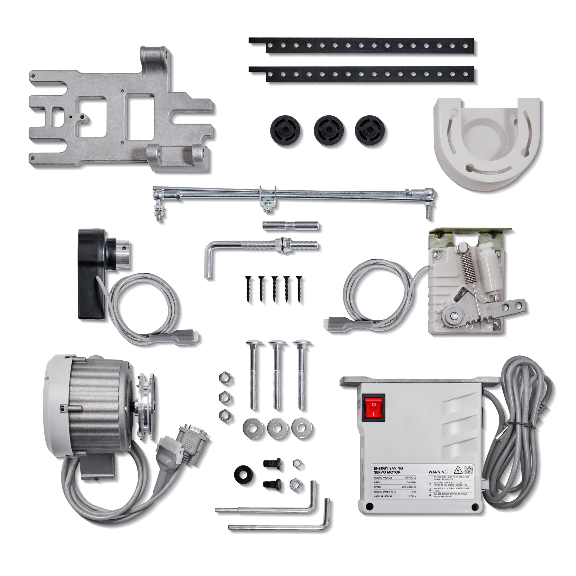 What in the box of SewQuiet™ 750 Watt Servo Motor with Synchronizer