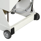 Wheels on 7200VB Professional Vacuum & Up-air Pressing Table 