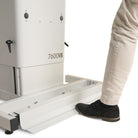 Adjustable Pedals & Height on the 7600VB  Pro Vacuum & Up-air Pressing Table