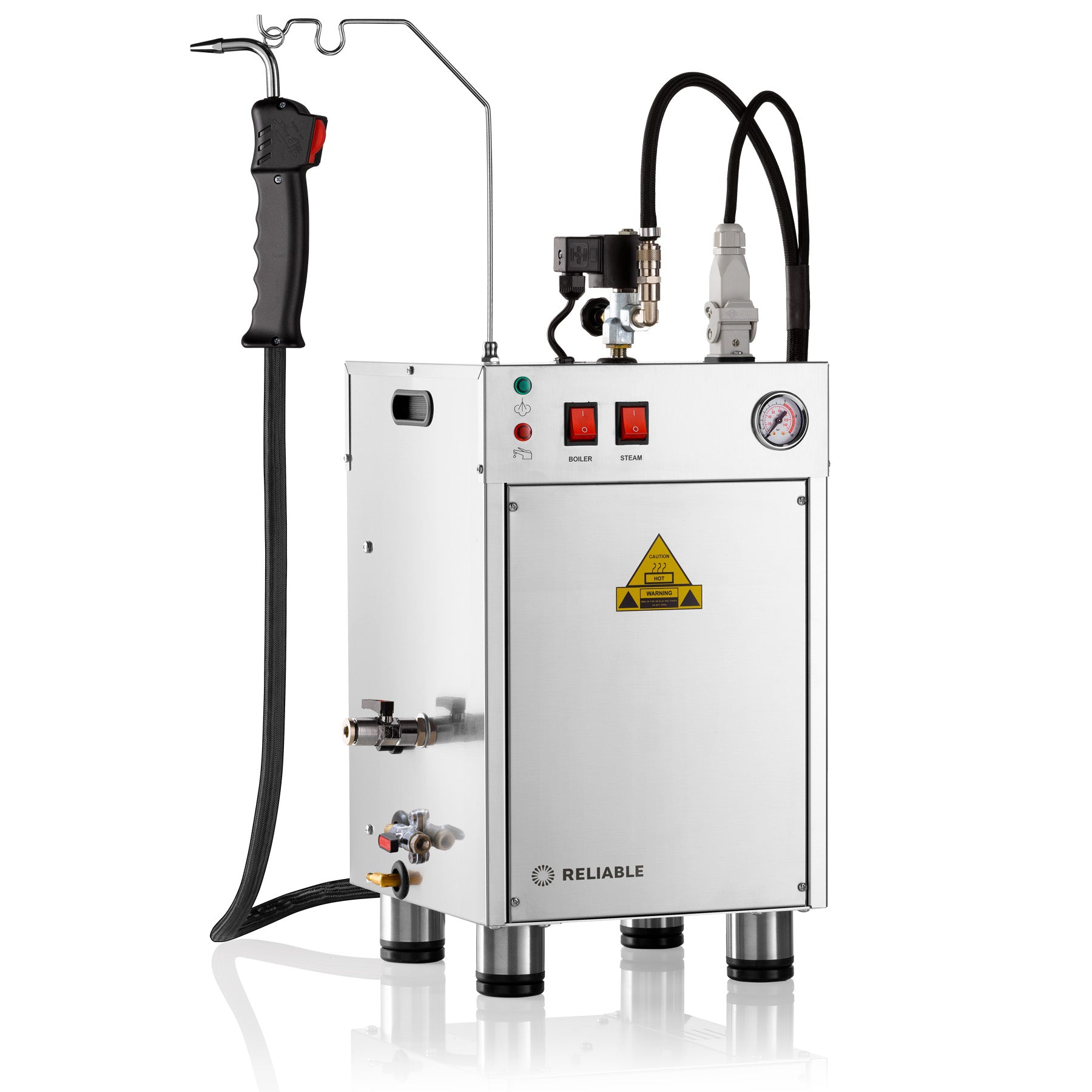 Continuous Fill 4.5L Automatic Dental Lab Steam Cleaner - reliablecorporation.com