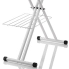 Double Wishbone Ironing Board Legs and Convenient Laundry Rack 