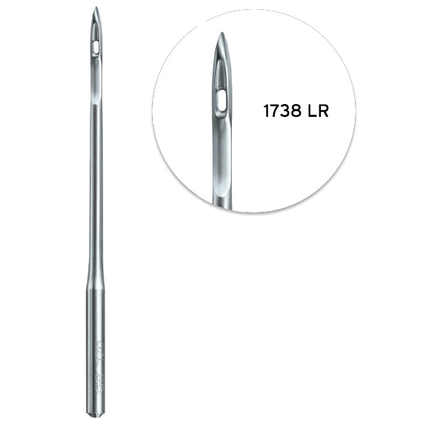 1738 LR Groz-Beckert® Sewing Machine Needle, 10 x 10 Pack, Various
