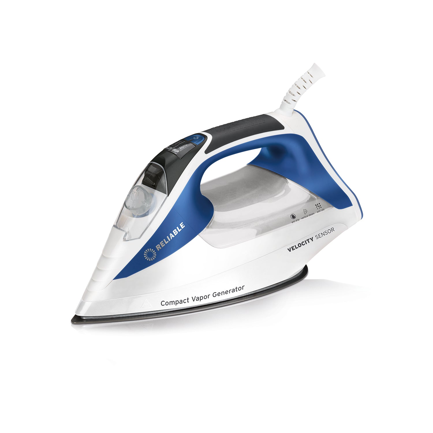 240IR Velocity Sensor Compact Vapor Generator Steam Iron