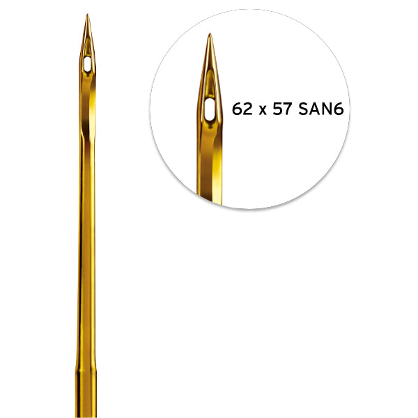 62 x 57 SAN6 Groz-Beckert® Sewing Machine Needle, 10 x 10 Pack